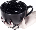 Midnight Coffee Large Mug in Gift Box By Rogue + Wolf Cute Mugs For Women Unique Summer Halloween Spooky Witch Gifts Novelty Tea Cup Goth Decor - 17.6oz 500ml Porcelain (Midnight) Home & Garden > Decor > Seasonal & Holiday Decorations Rogue + Wolf Midnight  