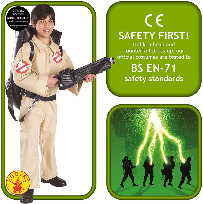 Rubie's Ghostbusters Child's Costume, Small, Beige Apparel & Accessories > Costumes & Accessories > Costumes 36 months - 4 years   