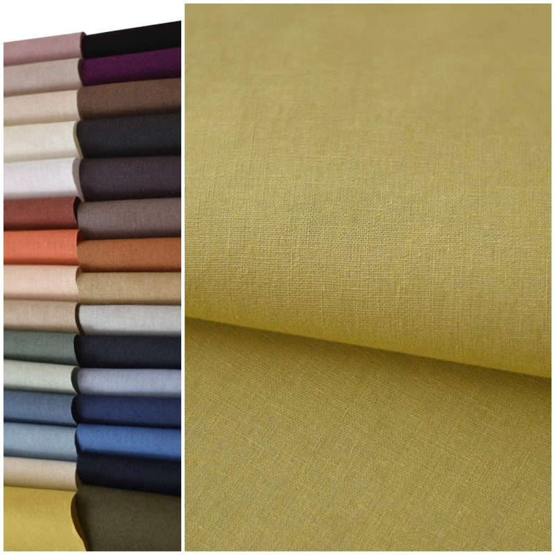 COTTONVILL 11COUNT Linen Blend Solid Bio Washing Fabric (3yard, 15-Persian Blue) Arts & Entertainment > Hobbies & Creative Arts > Arts & Crafts > Crafting Patterns & Molds > Sewing Patterns COTTONVILL 25-moss Yellow 3yard 