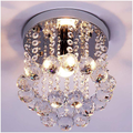 ZEEFO Crystal Chandeliers Light, Mini Style Modern Décor Flush Mount Fixture with Crystal Ceiling Lamp for Hallway, Bar, Kitchen, Dining Room, Kids Room (8 inch) Home & Garden > Lighting > Lighting Fixtures > Chandeliers ZEEFO 7.8 X 7.8 X 6.7 Inches  