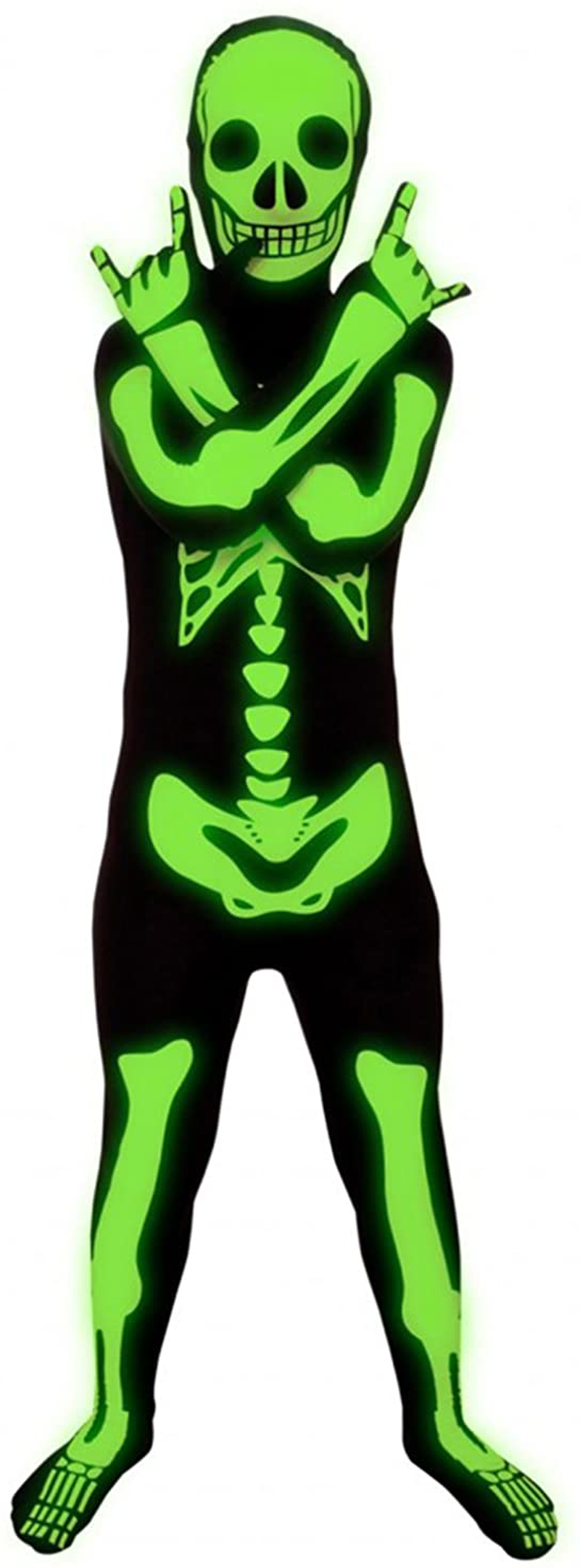 Morphsuits Glow in The Dark Skeleton Kids Halloween Costume Apparel & Accessories > Costumes & Accessories > Costumes Morphsuits   