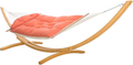 Hatteras Hammocks Adaptation Apricot Sunbrella Tufted Hammock with Detachable Pillow, Handcrafted in The USA, Accommodates 2 People, 450 LB Weight Capacity, 13 ft. x 55 in. Home & Garden > Lawn & Garden > Outdoor Living > Hammocks Hatteras Hammocks Echo Sangria  