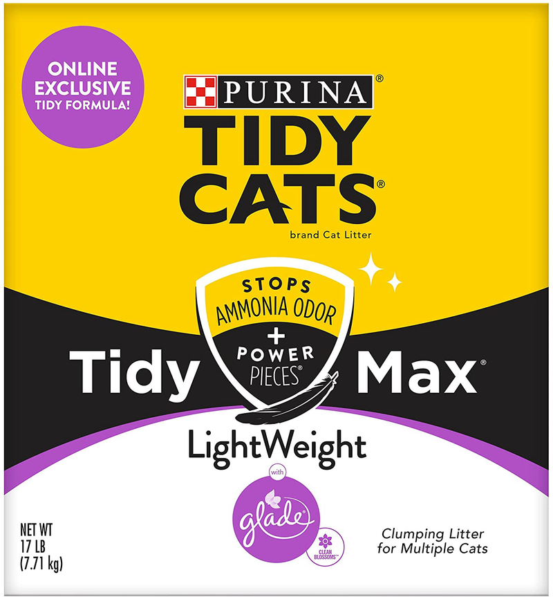 Purina Tidy Cats LightWeight Glade Extra Strength, Scented, Clumping Cat Litter Animals & Pet Supplies > Pet Supplies > Cat Supplies > Cat Litter Purina Tidy Cats Tidy Max Glade Clean Blossoms 17 Pound (Pack of 1) 