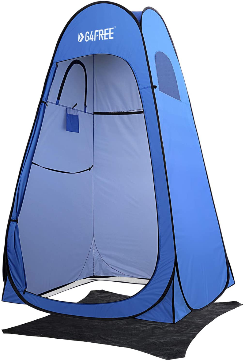 G4Free Pop up Privacy Shower Tent Portable Outdoor Changing Dressing Room Camping Toilet Sun Shelter 6.9 FT for Beach Hiking with Carry Bag Sporting Goods > Outdoor Recreation > Camping & Hiking > Portable Toilets & ShowersSporting Goods > Outdoor Recreation > Camping & Hiking > Portable Toilets & Showers G4Free   