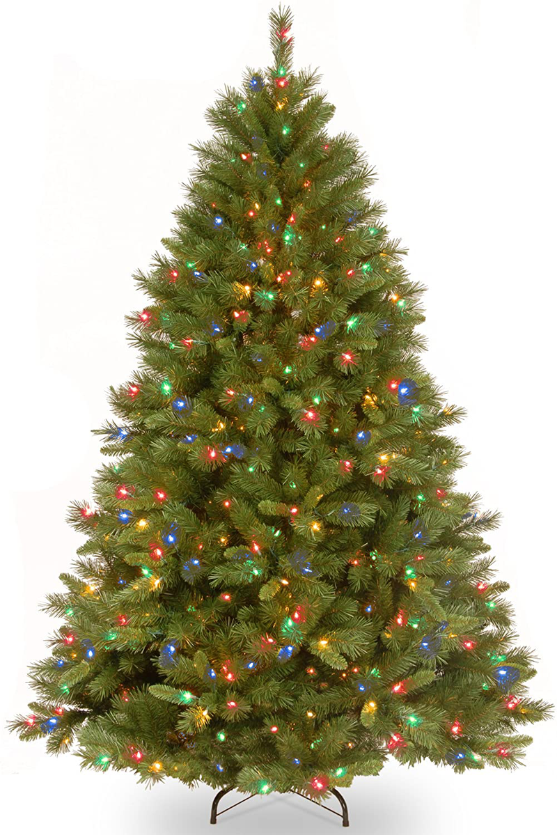 National Tree Company lit Artificial Christmas Tree | Includes Pre-Strung Multi-Color Lights and Stand | Winchester Pine-7.5 ft, 60X60X90, Green Home & Garden > Decor > Seasonal & Holiday Decorations > Christmas Tree Stands National Tree Default Title  