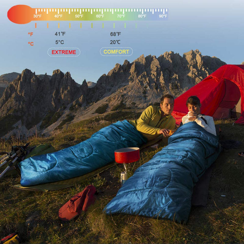 Forceatt Sleeping Bags for Adults, Ultralight Sleeping Bags for 1 and 2 Person, Lightweight Sleeping Bag with Storage Bag for Indoor, Outdoor, Camping, Hiking, Used for 10-30°C in Cool & Warm Weather. Sporting Goods > Outdoor Recreation > Camping & Hiking > Sleeping BagsSporting Goods > Outdoor Recreation > Camping & Hiking > Sleeping Bags Forceatt   