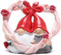 Hodao Valentines Day Decor - Valentines Day Gifts Valentine Gnomes for Valentines Day Decoration Home Ornaments Table Decor Valentines Gnomes Resin Decor Gifts (Flower Heart) Home & Garden > Decor > Seasonal & Holiday Decorations Hodao Wreath  