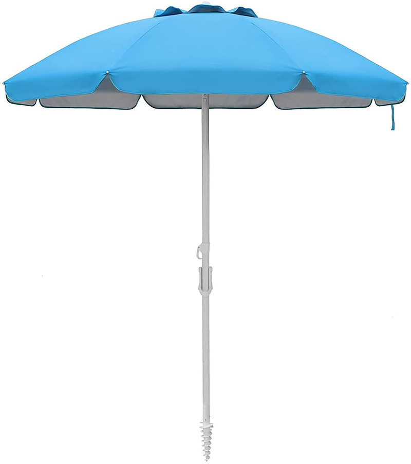 SFJ-CA Beach Umbrella Blue Home & Garden > Lawn & Garden > Outdoor Living > Outdoor Umbrella & Sunshade Accessories SFJ-CA   