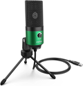 USB Microphone,FIFINE Metal Condenser Recording Microphone for Laptop MAC or Windows Cardioid Studio Recording Vocals, Voice Overs,Streaming Broadcast and YouTube Videos-K669B Electronics > Audio > Audio Components > Microphones FIFINE 669Green  
