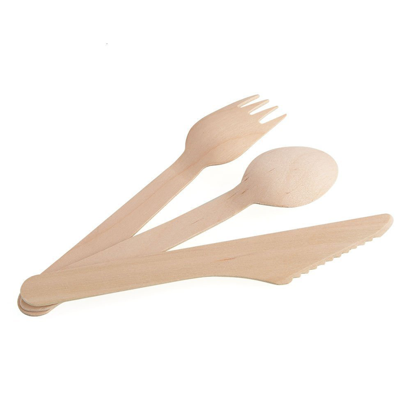Perfect Stix Wooden Cutlery Kit. Pack of 200