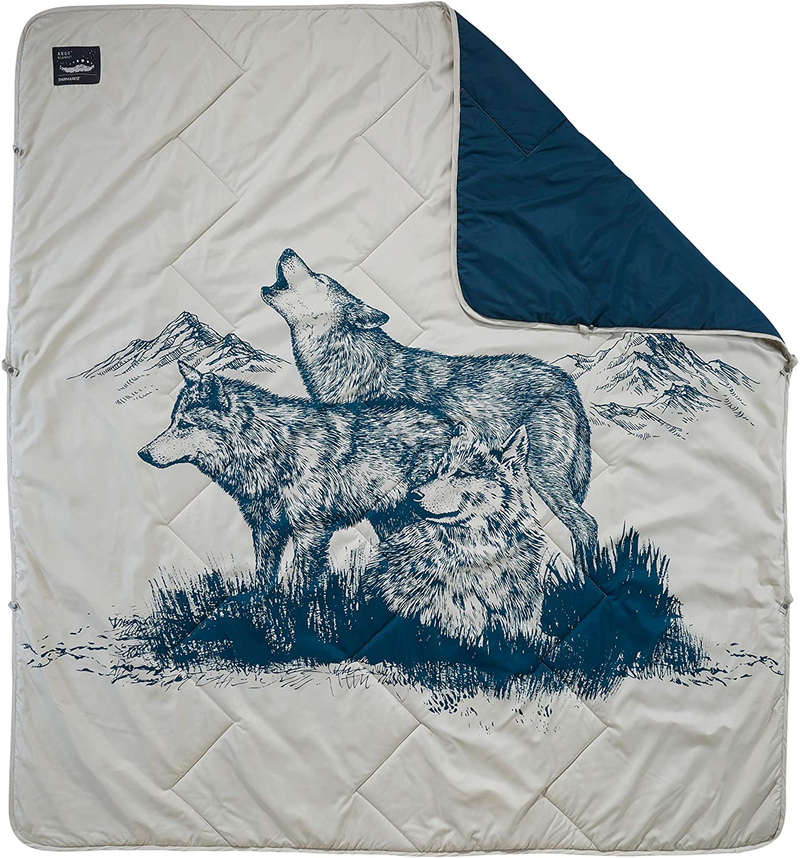 Therm-a-Rest Argo 2-Person Outdoor, Camping, Picnic, and Beach Blanket Home & Garden > Lawn & Garden > Outdoor Living > Outdoor Blankets > Picnic Blankets Therm-a-Rest Wolf Print  