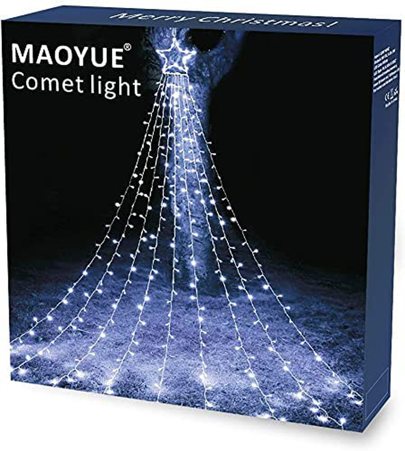 MAOYUE Outdoor Christmas Decorations 335 LED Star Lights Christmas Yard Decorations LED Christmas Star Lights 8 Lighting Modes Outside Tree Decoration Lights for New Year, Holiday, Wedding, Party Home & Garden > Decor > Seasonal & Holiday Decorations& Garden > Decor > Seasonal & Holiday Decorations MAOYUE   