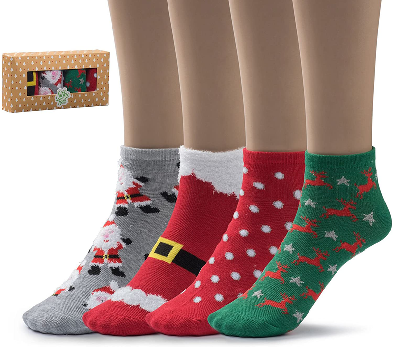 Silky Toes Womens Colorful Low Cut Socks Casual No Show Socks, 10 Pairs per pack Home & Garden > Decor > Seasonal & Holiday Decorations& Garden > Decor > Seasonal & Holiday Decorations KOL DEALS Holiday- Sparkle (4 Pairs Per Box) 9-11 
