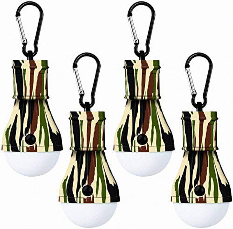Dealbang Camping Gear and Equipment,Compact Camping Light Bulbs,Led Portable Hanging Battery Powered Tent Lights for Camping, Hiking, Outage Camping Essentials Accessories Sporting Goods > Outdoor Recreation > Camping & Hiking > Tent Accessories DealBang Camflouge 02  
