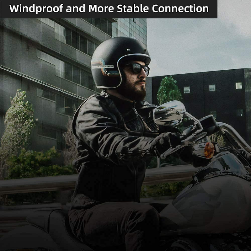 Motorcycle Helmet Bluetooth Headset,Outdoor Headset,Waterproof Motorcycle Sports Headset,Speakers Hands Free,Music Call Control,Automatic answering,60 Hours Playing time High Sound Quality System  ‎JZAQ   