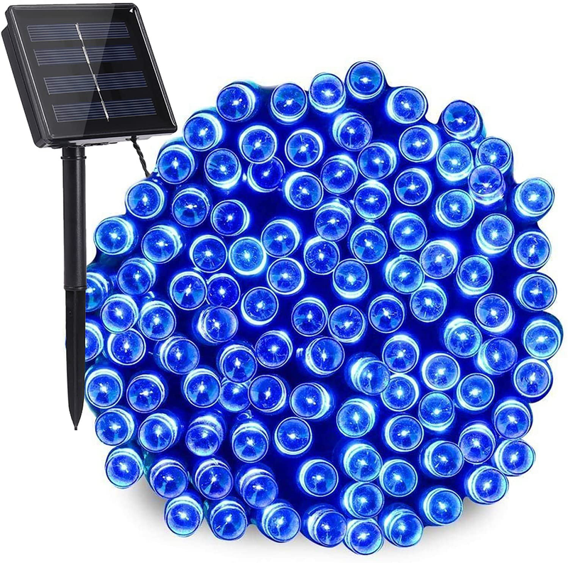 Toodour Solar Christmas Lights, 2 Packs 72ft 200 LED 8 Modes Solar String Lights, Waterproof Solar Outdoor Christmas Lights for Garden, Patio, Fence, Balcony, Christmas Tree Decorations (Multicolor) Home & Garden > Decor > Seasonal & Holiday Decorations& Garden > Decor > Seasonal & Holiday Decorations Toodour Blue 72ft 