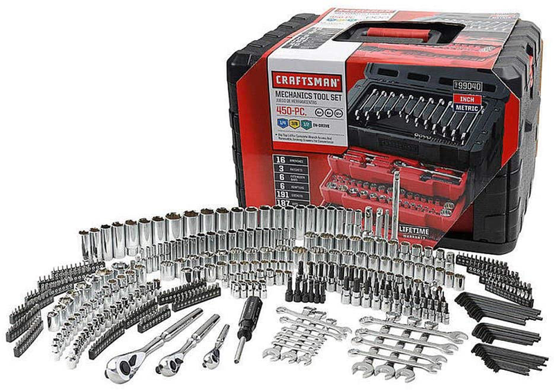 Craftsman 450-Piece Mechanic's Tool Set Hardware > Tools > Tool Sets Craftsman Default Title  