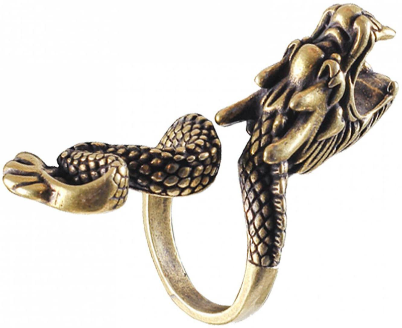 Copper Finger Holder Ring Vintage Snake Hands Free Rack 1 Pcs, Ulemeili Elegant Lady Mini Adjustable Metal Holder Accessories,Valentine'S Day Gift