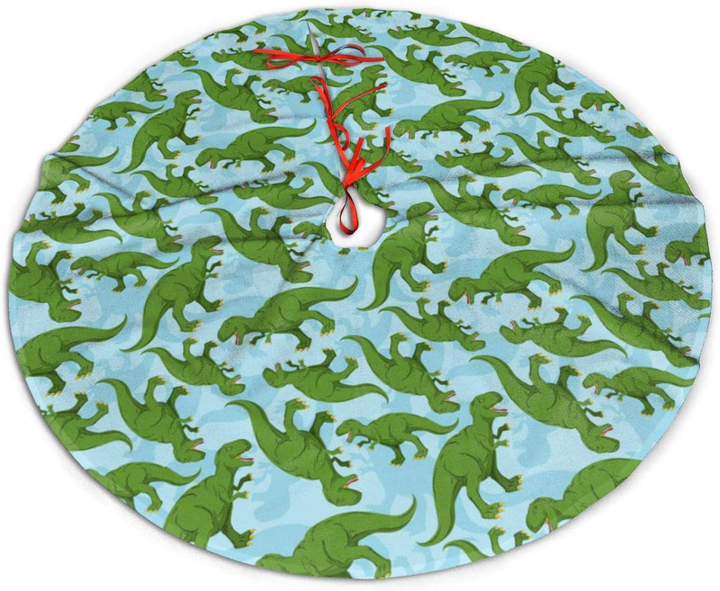 TOLUYOQU Golf GTI Plaid Christmas Tree Skirt with Velvet Xmas Tree Skirt Mat for Christmas Decoration Party and Holiday Decor (36 inch) Home & Garden > Decor > Seasonal & Holiday Decorations > Christmas Tree Skirts TOLUYOQU Dinosaur Dino Texture Pattern 36" 