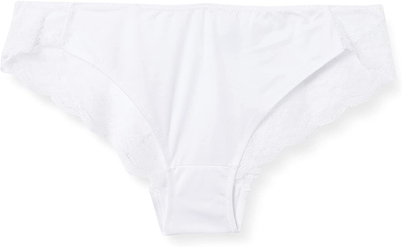 Maidenform Women's Comfort Devotion Lace Back Tanga Panty  Maidenform White 8 
