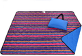 Roebury Beach Blanket Sand Proof & Outdoor Picnic Blanket - Water Resistant, Large Mat for Camping or Travel. Washable, Foldable, Easy Carry Compact Tote Bag Home & Garden > Lawn & Garden > Outdoor Living > Outdoor Blankets > Picnic Blankets Roebury Stripes (Pink/Yellow/Blue)  