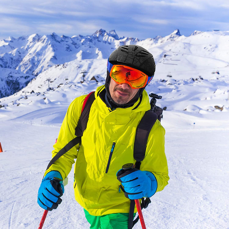 PHZ. Ski Helmet Snowboard Helmet for Men Women Performance Safety w/Active Ventilation, Dial Fit, Goggles Compatible, Removable Fleece Liner and Ear Pads Snow Sport Helmets