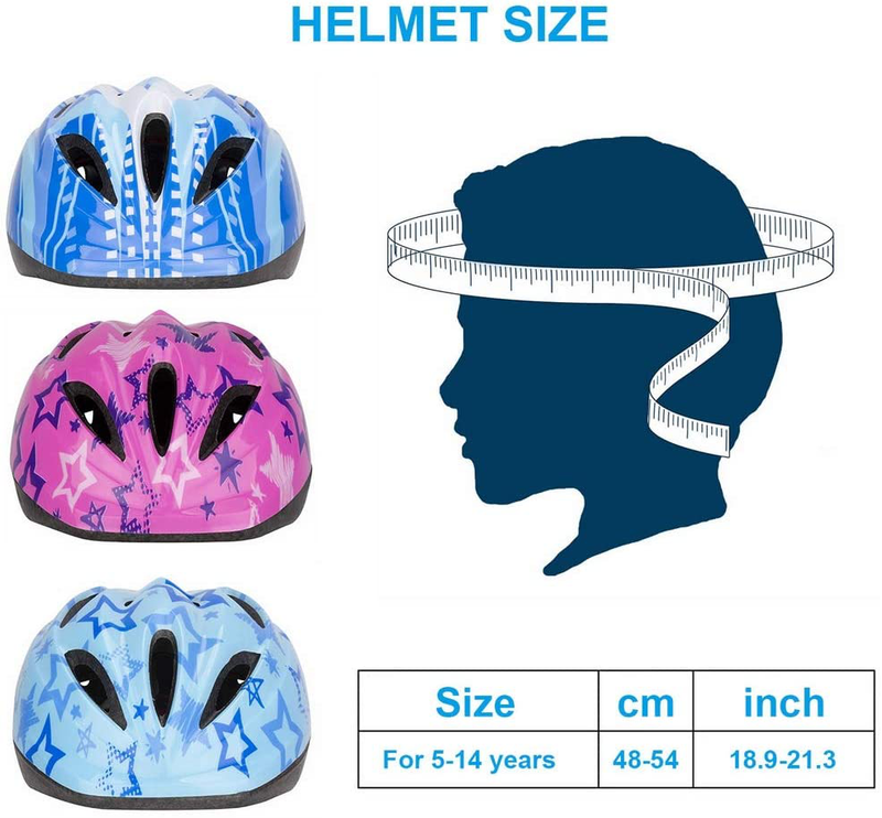 Kid Bicycle Helmets, LX LERMX Kids Bike Helmet Ages 5-14 Adjustable from Toddler to Youth Size, Durable Kids Bike Helmet with Fun Designs for Boys and Girls Sporting Goods > Outdoor Recreation > Cycling > Cycling Apparel & Accessories > Bicycle Helmets LX LERMX   