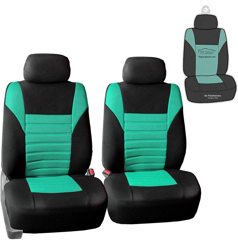FH Group Sports Fabric Car Seat Covers Pair Set (Airbag Compatible), Gray / Black- Fit Most Car, Truck, SUV, or Van Vehicles & Parts > Vehicle Parts & Accessories > Motor Vehicle Parts > Motor Vehicle Seating ‎FH Group Mint  