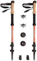 Montem Ultra Strong Trekking, Walking, and Hiking Poles - One Pair (2 Poles) - Collapsible, Lightweight, Quick Locking, and Ultra Durable Sporting Goods > Outdoor Recreation > Camping & Hiking > Hiking Poles Montem Orange  
