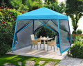 MASTERCANOPY Pop Up Gazebo Canopy with Mosquito Netting (10x10, Blue) Home & Garden > Lawn & Garden > Outdoor Living > Outdoor Structures > Canopies & Gazebos MASTERCANOPY Sky Blue 11x11 