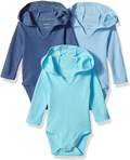 Hanes Baby-Girls Ultimate Baby Flexy 3 Pack Hoodie Bodysuits Home & Garden > Decor > Seasonal & Holiday Decorations Hanes Blues 6-12 Months 