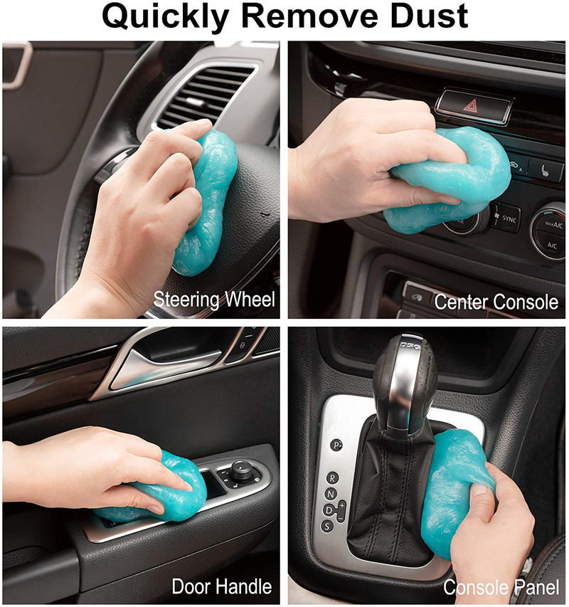 TICARVE Cleaning Gel for Car Detailing Tools Car Cleaning Kit Automotive Dust Air Vent Interior Detail Detailing Putty Universal Dust Cleaner for Auto Laptop Car Slime Cleaner  TICARVE   
