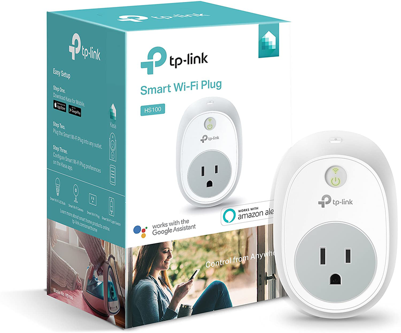Kasa Smart Plug HS103P2, Smart Home Wi-Fi Outlet Works with Alexa, Echo, Google Home & IFTTT, No Hub Required, Remote Control,15 Amp,UL Certified, 2-Pack Home & Garden > Kitchen & Dining > Kitchen Appliances Kasa Smart Classic Plug 1-Pack  