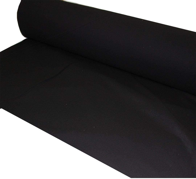 Mybecca Black 100% Cotton Muslin Fabric,Textile Draping Fabric Wide: 60 inch 10 Yards (5 Feet x 30 Feet)(63" x 360") Arts & Entertainment > Hobbies & Creative Arts > Arts & Crafts > Art & Crafting Materials > Textiles > Fabric Mybecca Black 20 YARDS 