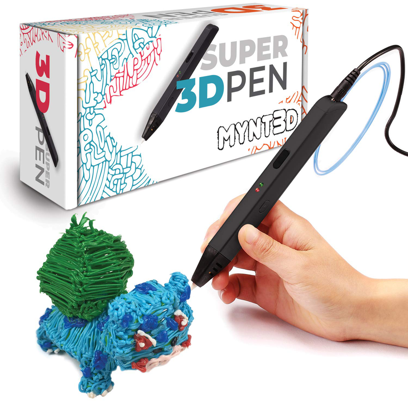 MYNT3D Super 3D Pen, 1.75mm ABS and PLA Compatible 3D Printing Pen Electronics > Print, Copy, Scan & Fax > 3D Printer Accessories MYNT3D Default Title  