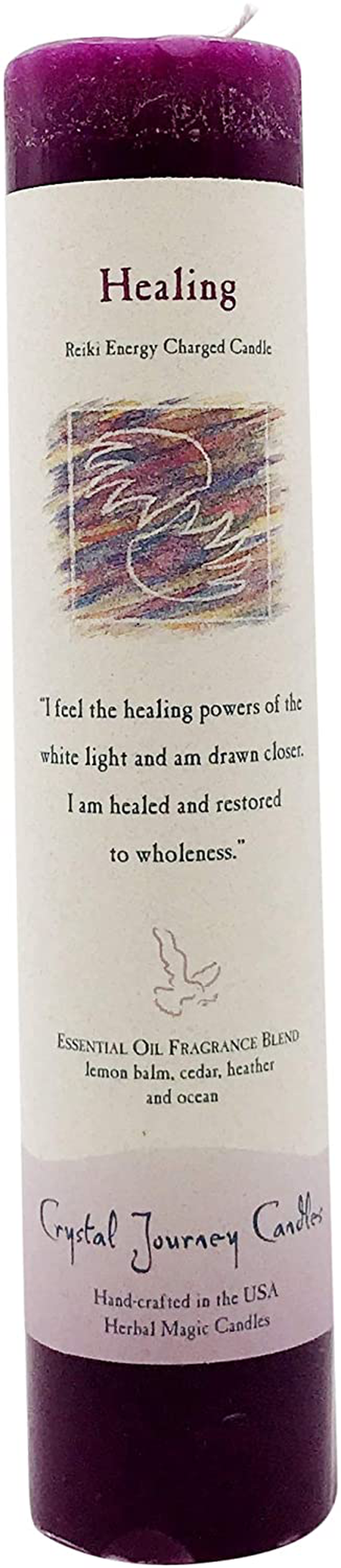 Crystal Journey, Candle Pillar Angels Influence, 1 Count Home & Garden > Decor > Home Fragrances > Candles Crystal Journey Healing  