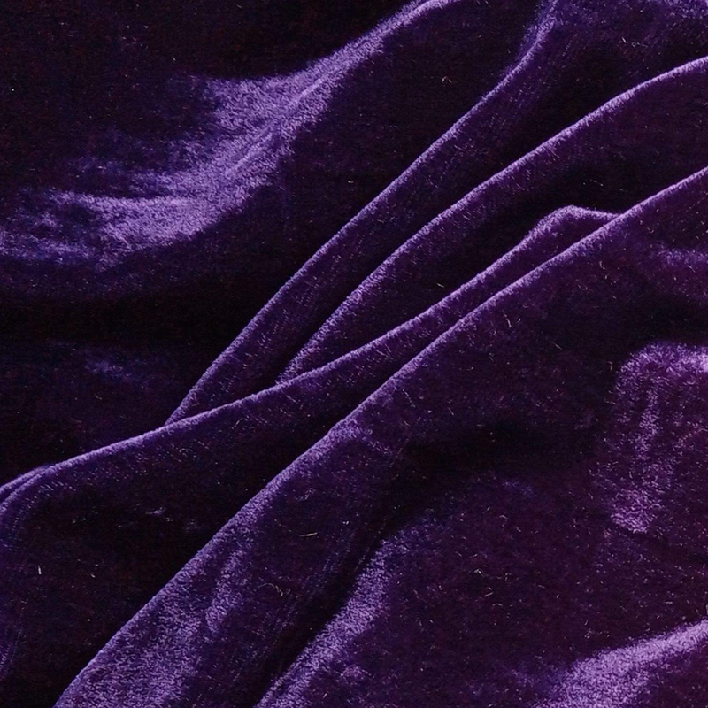Stretch Velvet Fabric 12 Colors 62" Wide for Sewing Apparel Upholstery Curtain by The Yard (One Yard Aqua) Arts & Entertainment > Hobbies & Creative Arts > Arts & Crafts > Crafting Patterns & Molds > Sewing Patterns YU TONE Purpple 1YDS 
