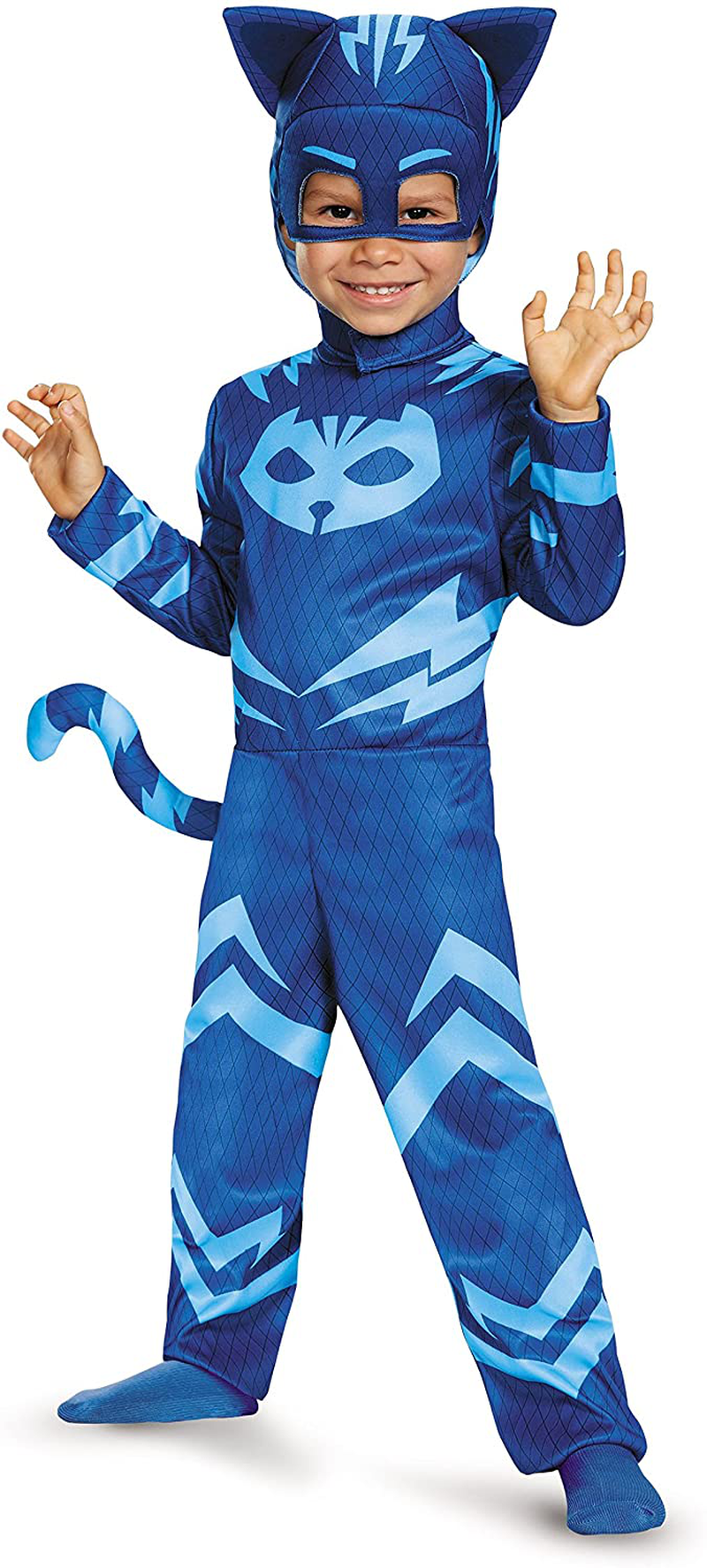 Disguise Gekko Classic Toddler PJ Masks Costume, Large/4-6 Green Apparel & Accessories > Costumes & Accessories > Costumes Disguise Costumes - Toys Division Catboy Costume Large (4-6)