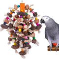 Deloky Large Parrot Toys - Natural Wood Large Bird Chewing Toys Suggested for Macaws Cokatoos,African Grey and a Variety of Large Parrots Animals & Pet Supplies > Pet Supplies > Bird Supplies > Bird Toys Deloky Nut corn toy  