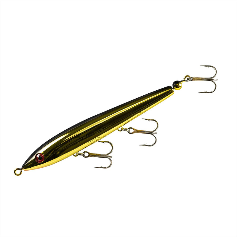 Cotton Cordell Boy Howdy Topwater Fishing Lure Sporting Goods > Outdoor Recreation > Fishing > Fishing Tackle > Fishing Baits & Lures Pradco Outdoor Brands Gold/Black Tail Weighted Boy Howdy 