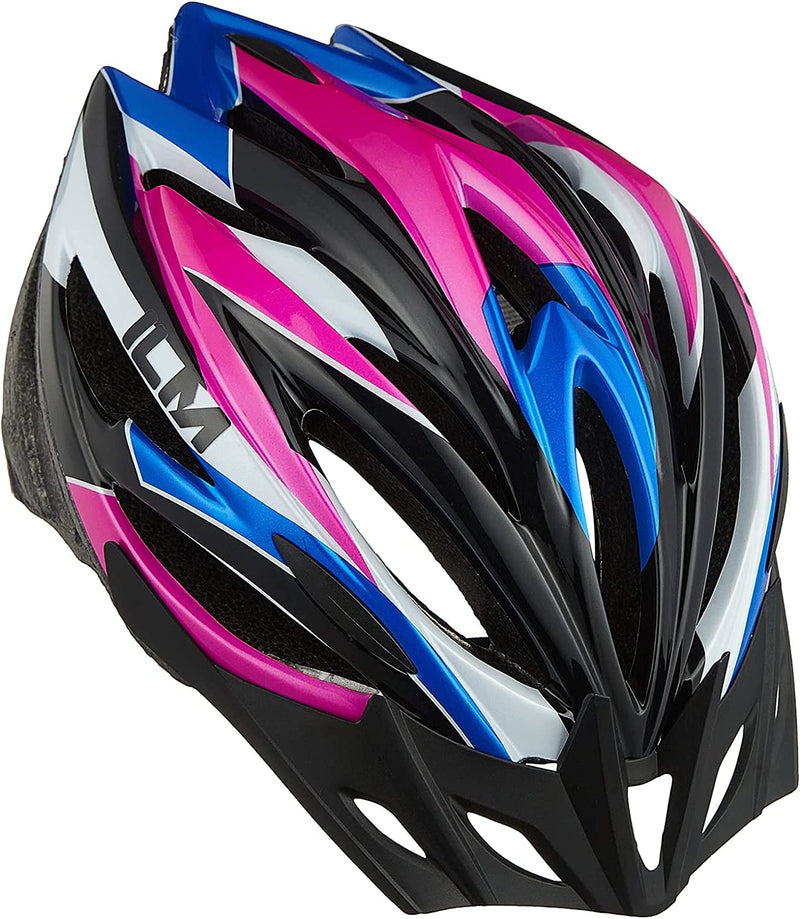 ILM Lightweight Bike Helmet, Bicycle Helmet for Adult Men & Women, Kids Youth Toddler Mountain Road Cycling Helmets with Dial Fit Adjustment Model B2-21 Sporting Goods > Outdoor Recreation > Cycling > Cycling Apparel & Accessories > Bicycle Helmets ILM Purple&Silver XX-Large 