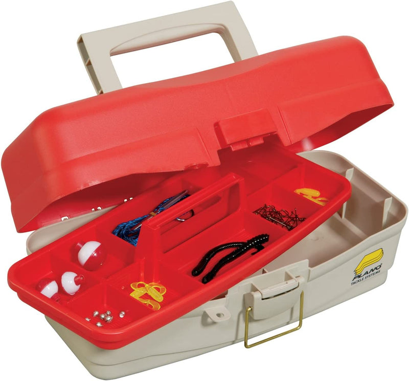 Plano One Tray Take Me Fishing Tackle Box with Tackle, Premium Tackle Storage Sporting Goods > Outdoor Recreation > Fishing > Fishing Tackle PLANO   