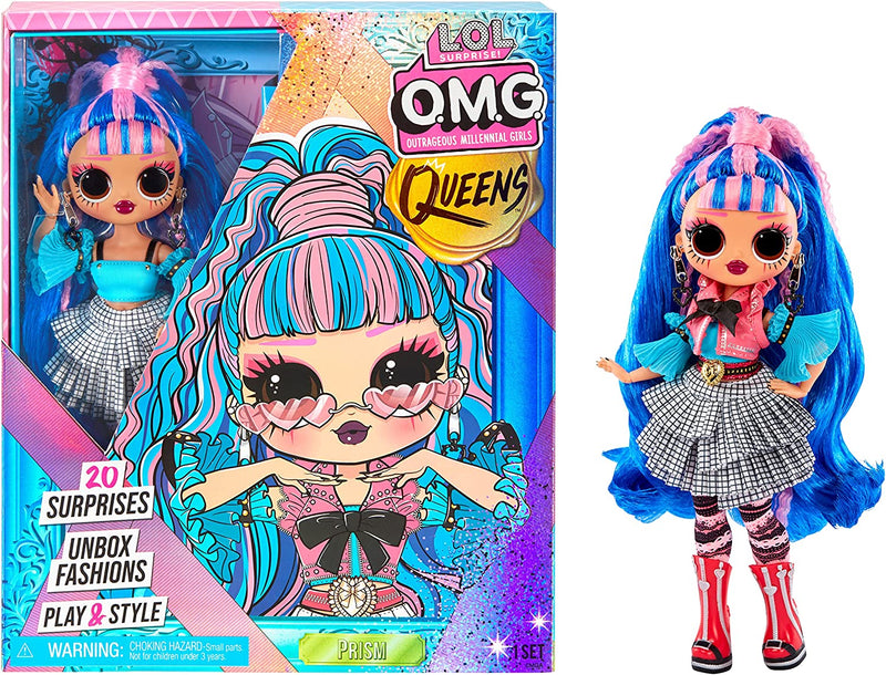 LOL OMG Queens Prism Doll with 20 Surprises Including Outfit and Accessories for Fashion Toy, Girls Ages 3 and Up, 10-Inch Doll Sporting Goods > Outdoor Recreation > Winter Sports & Activities MGA Entertainment   