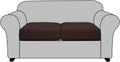 Sofa Cushion Covers NORTHERN BROTHERS Stretch Couch Cushion Covers Spandex Sofa Couch Seat Covers for 2 Cushion Couch Cushion Slipcovers Covers for Living Room (2 Piece Seat Cushion Covers, Sky Blue) Home & Garden > Decor > Chair & Sofa Cushions NORTHERN BROTHERS Brown Medium 
