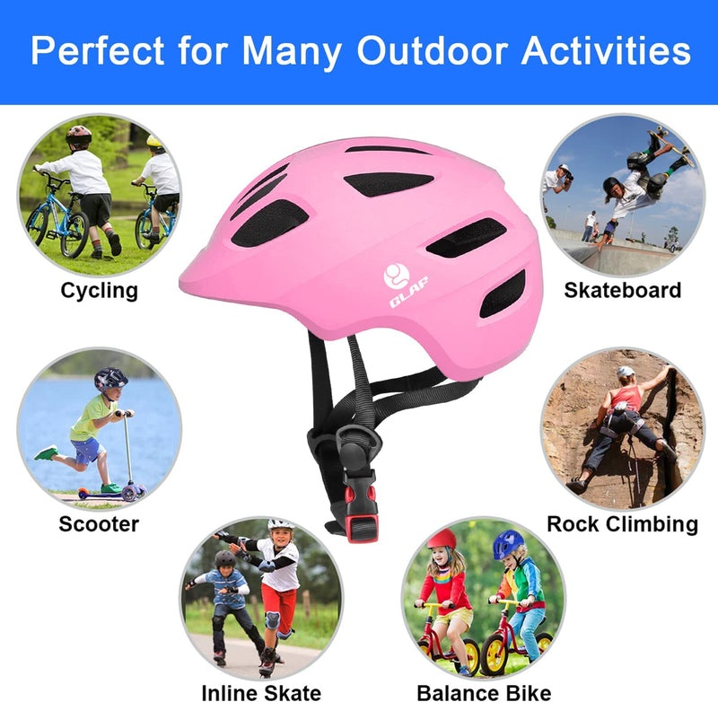 GLAF Toddler Bike Helmet Kids Baby Bike Helmet for 1 Year Old and up Girls Boys Multi Sport Adjustable for Scooter Bicycle Infant Youth Child Skateboard Safety Cycling Sporting Goods > Outdoor Recreation > Cycling > Cycling Apparel & Accessories > Bicycle Helmets GLAF   
