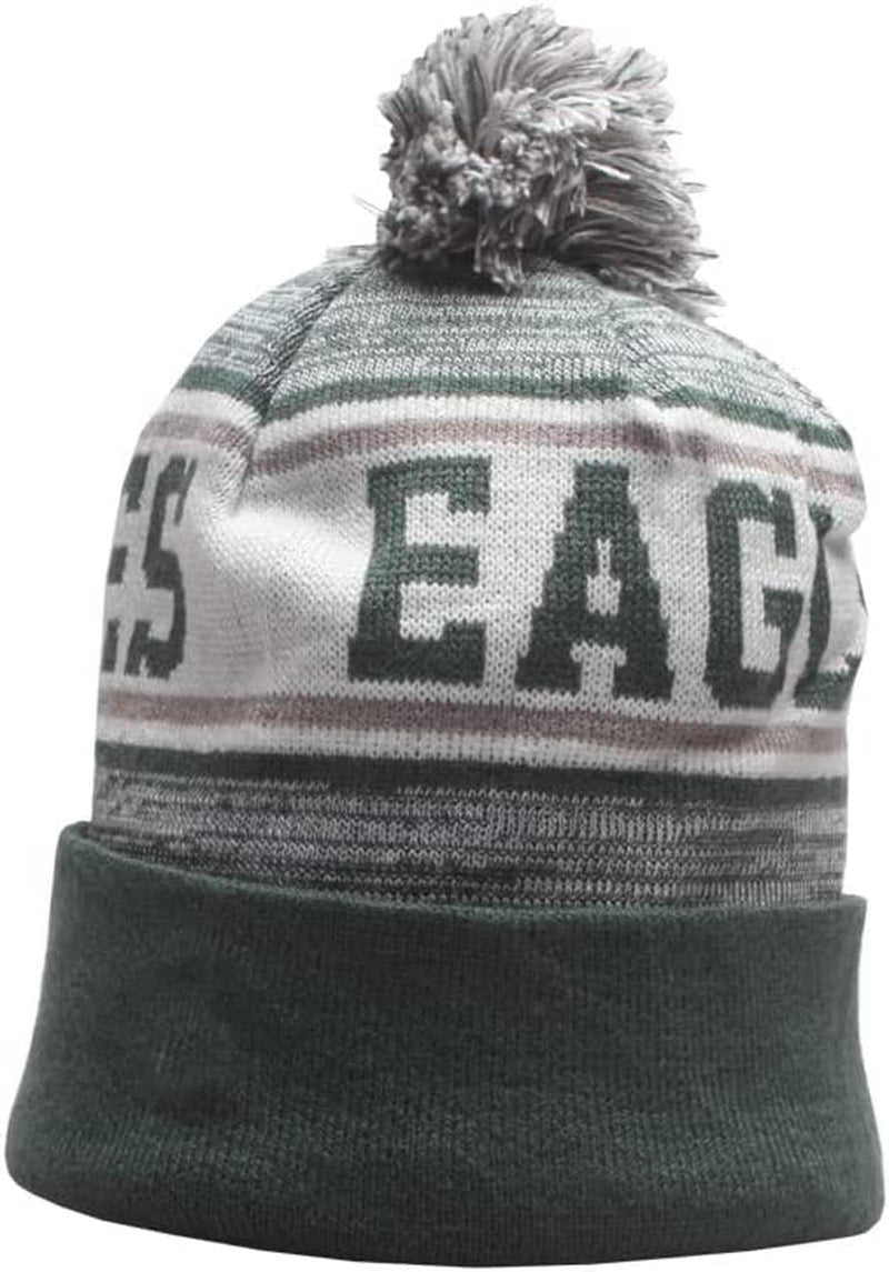 Iasiti Football Team Beanie Winter Beanie Hat Skull Knitted Cap Cuffed Stylish Knit Hats for Sport Fans Toque Cap Sporting Goods > Outdoor Recreation > Winter Sports & Activities MGTER Philadelphia&e  