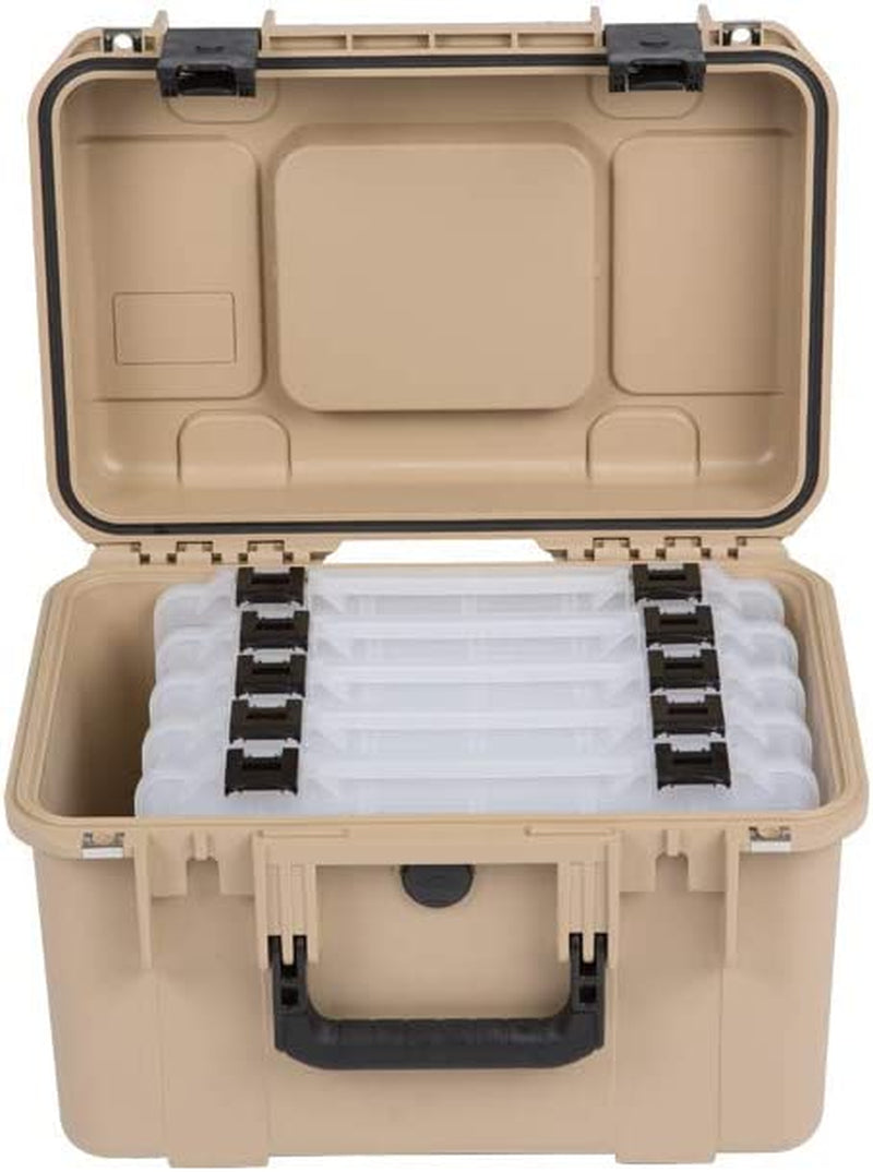 SKB 3I-1610-10TB I-Series Tackle Box, Tan, Multicolor Sporting Goods > Outdoor Recreation > Fishing > Fishing Tackle SKB   