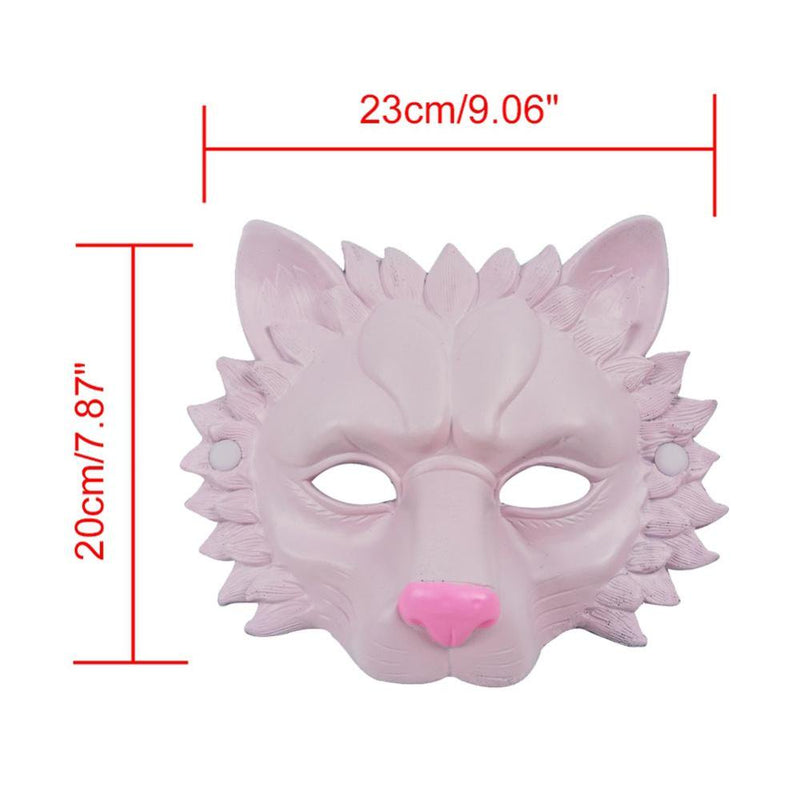 Halloween Party Masquerade Mask Halloween Decoration Props, Adult Child Role-Playing Animal Mask, PU Lion Mask Apparel & Accessories > Costumes & Accessories > Masks EFINNY   