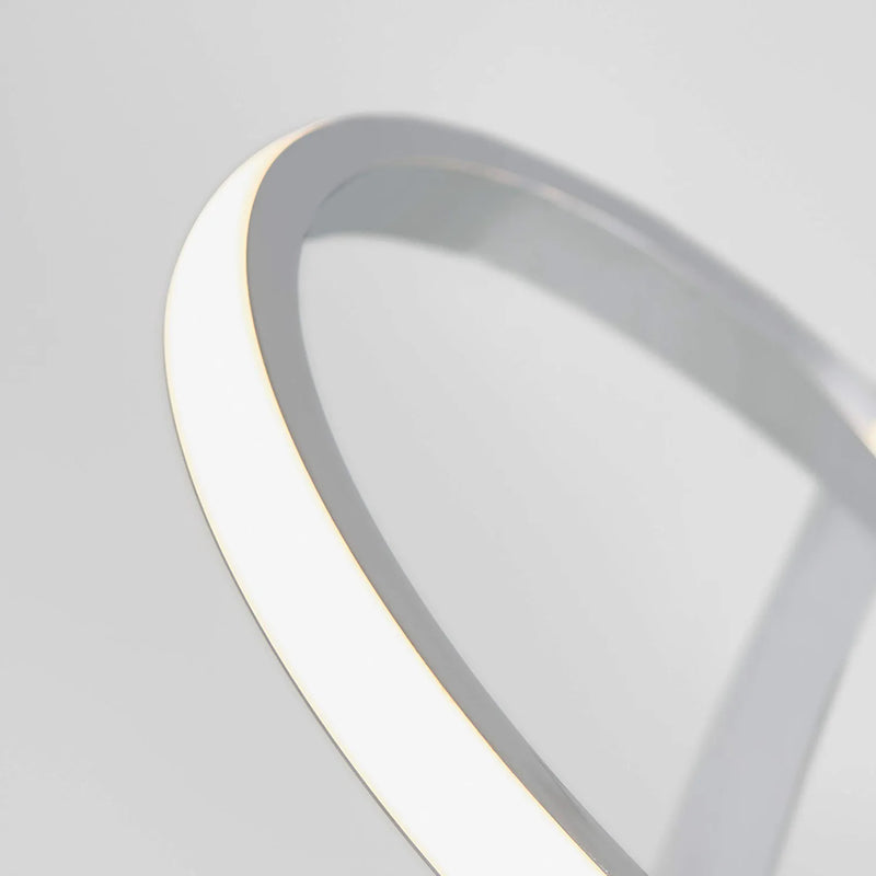 Artika Swirl Integrated LED Modern Pendant Light Fixture, Energy Efficient - Spiraling Suspension Light - Chrome Finish Hanging Light for Dining Room 30W Home & Garden > Lighting > Lighting Fixtures ARTIKA   