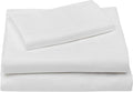 Deluxe Microfiber Striped Sheet Set, Bright White, Twin Home & Garden > Linens & Bedding > Bedding KOL DEALS Bright White 1-Pack Twin